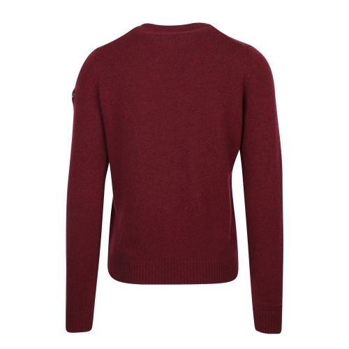 Mens Burgandy Lambswool Crew Neck Knitted Top 48880 by Paul And Shark from Hurleys
