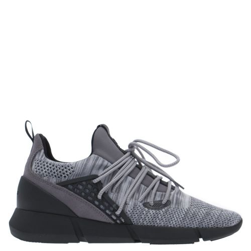 Mens Grey Rapide Knitted Trainers 23881 by Cortica from Hurleys