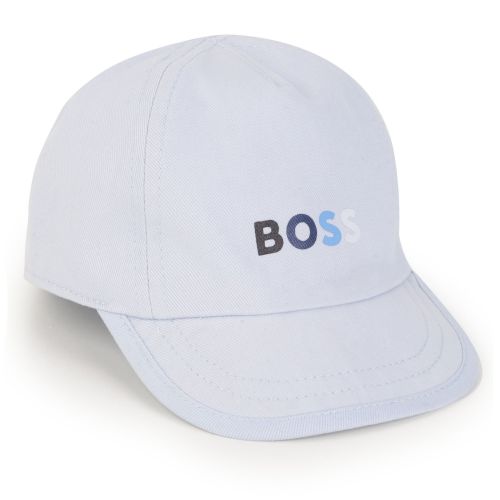 Baby Pale Blue Reversible Cap 103890 by BOSS from Hurleys