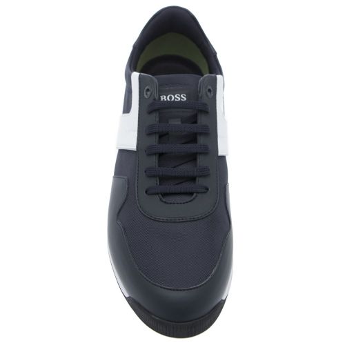 Athleisure Mens Dark Blue Maze Lowp Tech Trainers 23549 by BOSS from Hurleys