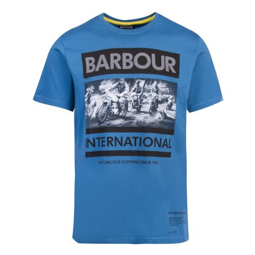 Mens Aqua Mono S/s T Shirt 51427 by Barbour International from Hurleys