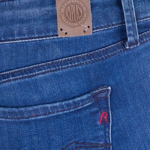 Womens Blue Mid Rise Luz Skinny Fit Jeans 7125 by Replay from Hurleys
