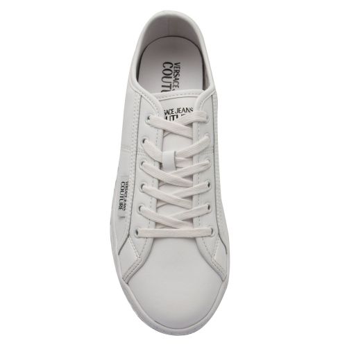 Mens White Logo Sole Low Trainers 74289 by Versace Jeans Couture from Hurleys