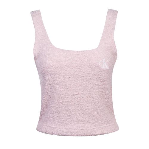 Womens Barely Pink One Plush Tank Top 101630 by Calvin Klein from Hurleys