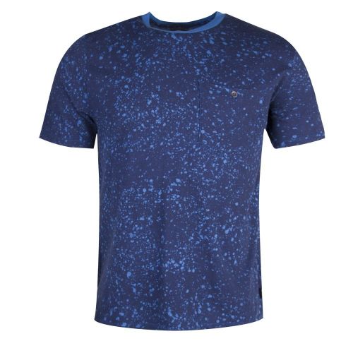Mens Blue Paint Reg Fit S/s T Shirt 24102 by PS Paul Smith from Hurleys