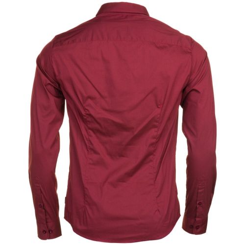 Mens Bordeaux Dress L/s Shirt 61304 by Armani Jeans from Hurleys