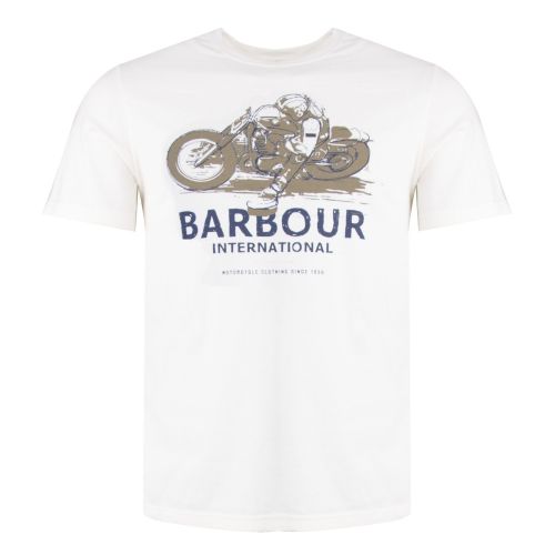 Mens Natural Turn S/s T Shirt 34042 by Barbour International from Hurleys