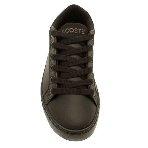 Boys Black Straightset Trainers 7346 by Lacoste from Hurleys