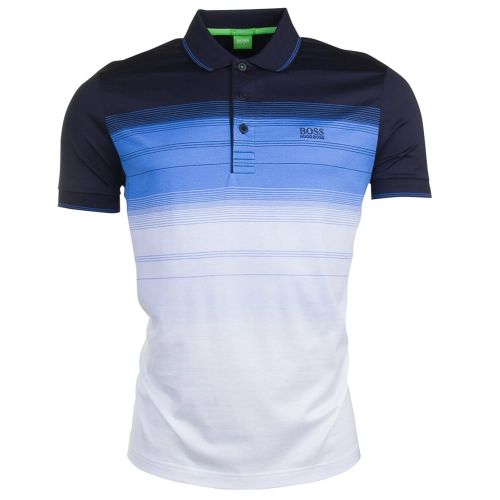 Mens Navy Paddy 3 S/s Polo Shirt 8206 by BOSS Green from Hurleys
