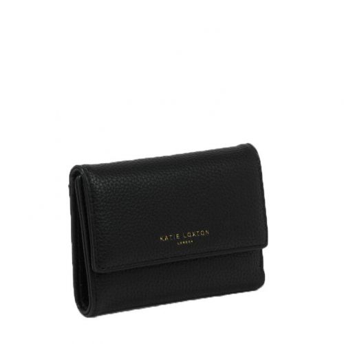 Womens Black Casey Flap Purse 104152 by Katie Loxton from Hurleys