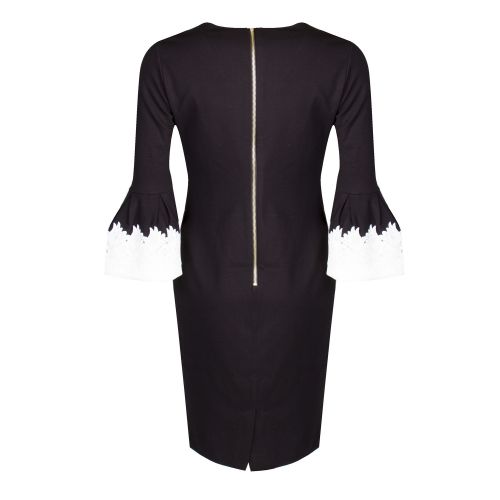 Womens Black Rastrel Fluted Midi Dress 29961 by Ted Baker from Hurleys