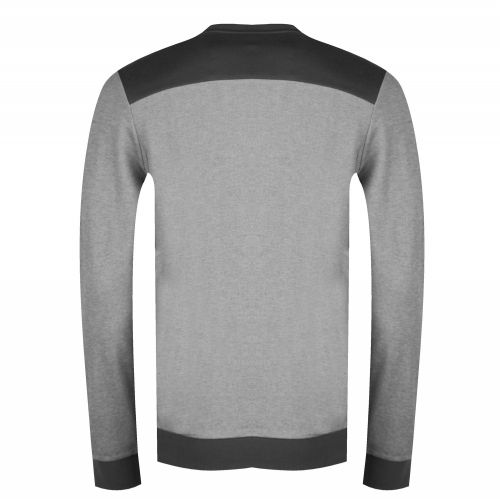 Mens Black Branded Poly Mix Crew Neck Sweat Top 31910 by BOSS from Hurleys