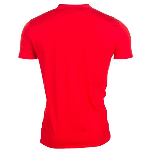 Mens Red Basic Regular Fit S/s Tee Shirt 71294 by Lacoste from Hurleys