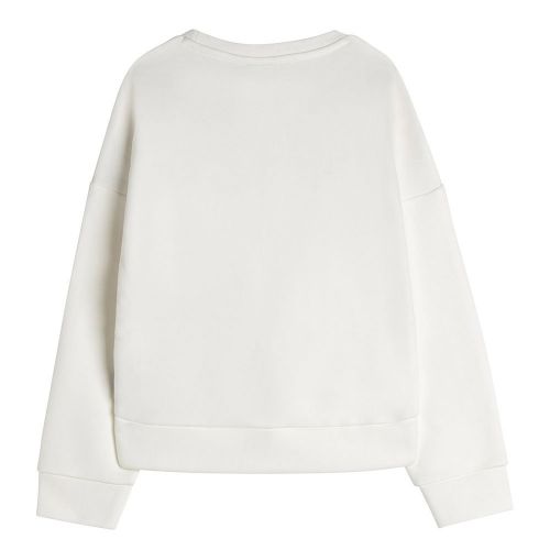 Girls Off White Logo Print Sweat Top 91776 by BOSS from Hurleys