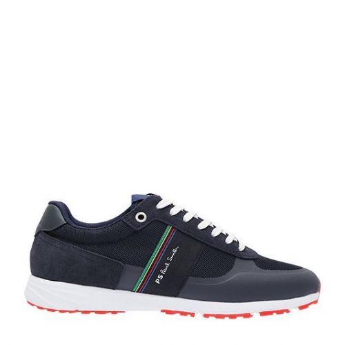 Mens Dark Navy Huey Mesh Trainers 107896 by PS Paul Smith from Hurleys