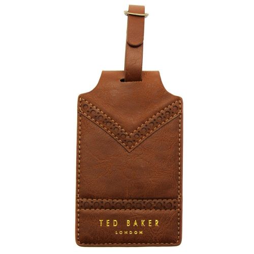 Brown Brogue Luggage Tag 67328 by Ted Baker from Hurleys