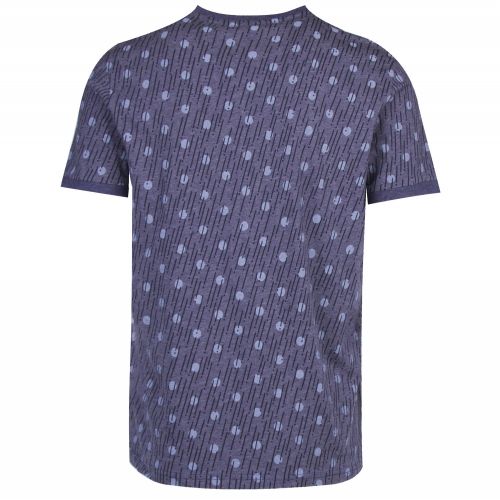 Casual Mens Medium Blue Teebox Spot S/s T Shirt | Hurleys 38803 by BOSS from Hurleys