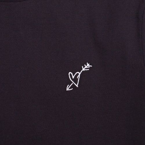 Womens Black Love Heart S/s T Shirt 56494 by PS Paul Smith from Hurleys