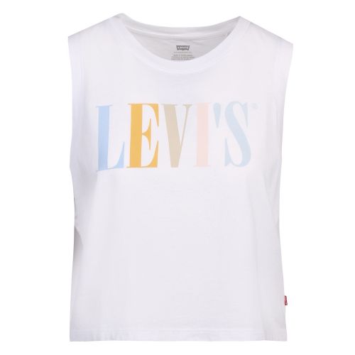 Womens White Graphic 90s Tank Top 57833 by Levi's from Hurleys
