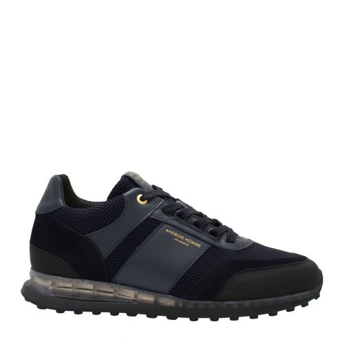 Mens Midnight Navy Abalone Knit Trainers 85977 by Android Homme from Hurleys