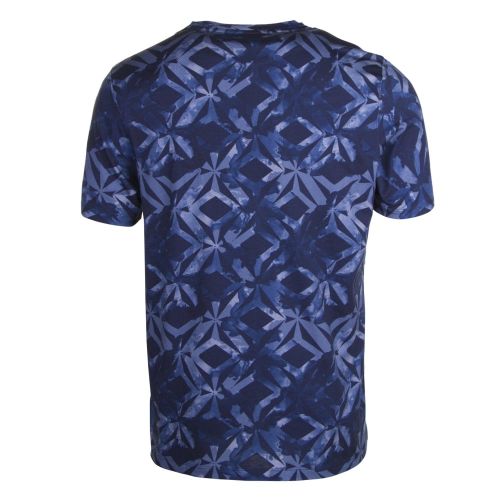 Mens Dark Blue Woof All Over Geo S/s T Shirt 23656 by Ted Baker from Hurleys