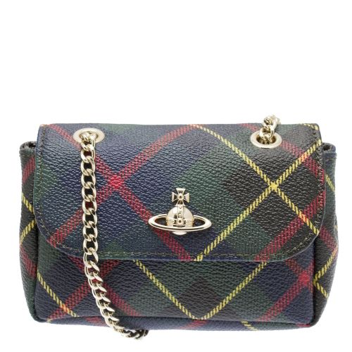 Womens Hunting Tartan Derby Mini Purse Crossbody With Chain 36260 by Vivienne Westwood from Hurleys