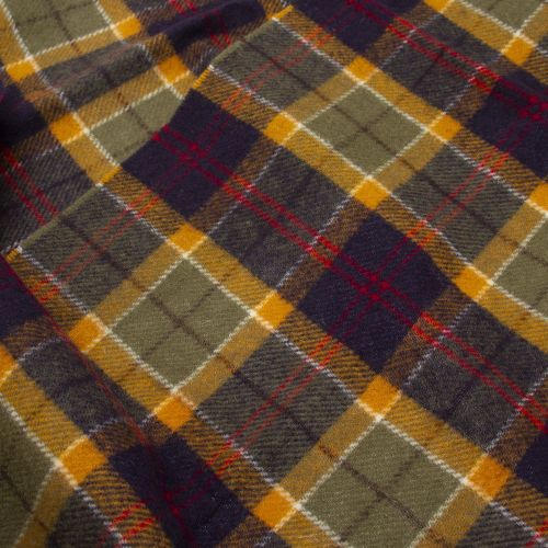 Green/Navy/Red Tartan Lambswool Scarf 79333 by Barbour from Hurleys