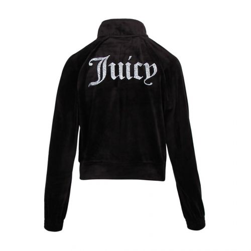 Womens Black Tanya Velour Jacket 94435 by Juicy Couture from Hurleys