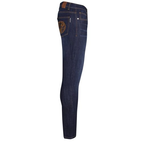 Mens Indigo Branded Pocket Skinny Jeans 25293 by Versace Jeans from Hurleys