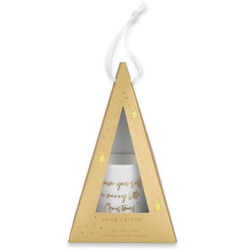 Christmas Pine Merry Christmas Votive Candle 81631 by Katie Loxton from Hurleys