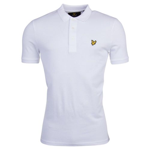 Mens White S/s Polo Shirt 8778 by Lyle & Scott from Hurleys