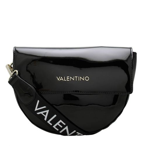 Womens Black Patent Bigs Crossbody Bag 95431 by Valentino from Hurleys
