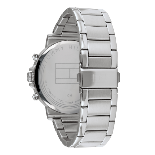 Mens Silver/Grey Daniel Bracelet Watch 79940 by Tommy Hilfiger from Hurleys