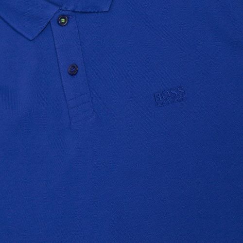 Athleisure Mens Blue Piro Regular Fit S/s Polo Shirt 44789 by BOSS from Hurleys