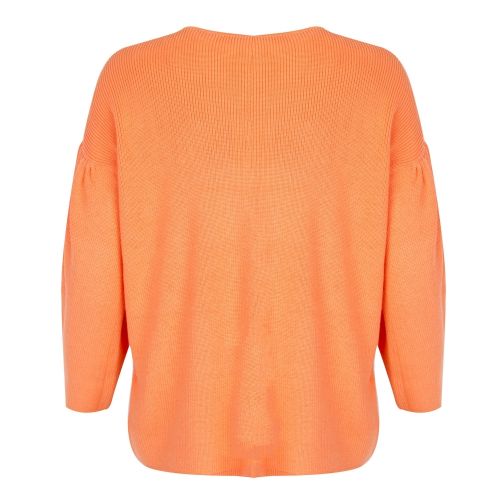 Casual Womens Bright Orange Westona Knitted Jumper 26577 by BOSS from Hurleys