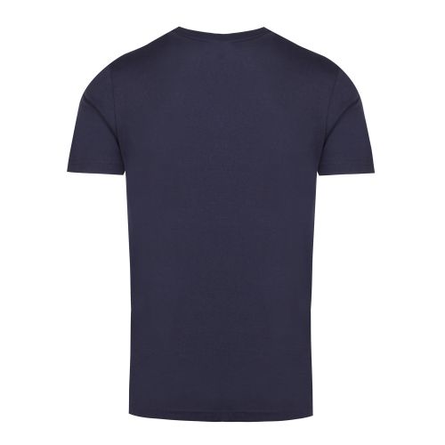 Mens Navy/Silver Metallic Special S/s T Shirt 51752 by BOSS from Hurleys