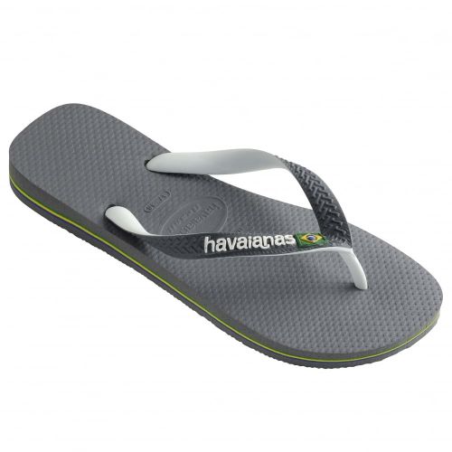 Grey Brasil Mix Flip Flops 10781 by Havaianas from Hurleys