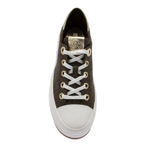 Womens Brown Signature Keegan Logo Lace Up Trainers 52692 by Michael Kors from Hurleys