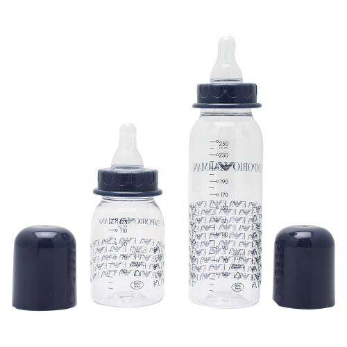 Baby Navy Bottles & Dummy Set 48144 by Emporio Armani from Hurleys