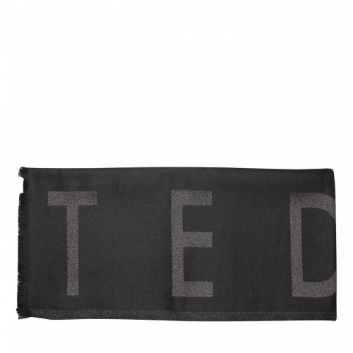 Womens Mid Grey Tted Branded Woven Scarf 50698 by Ted Baker from Hurleys