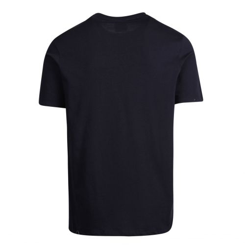 Mens Navy Branded Stripe Box S/s T Shirt 78095 by Paul And Shark from Hurleys
