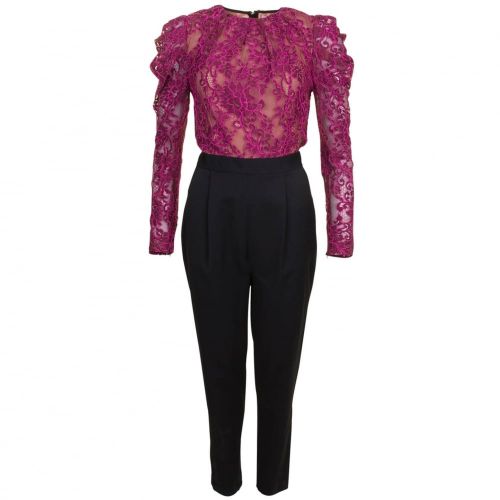Womens Merlot Lace Jumpsuit 18091 by Michael Kors from Hurleys