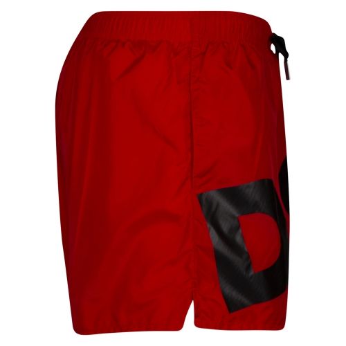 Mens Red/Black Big Logo Boxer Swim Shorts 41382 by Dsquared2 from Hurleys