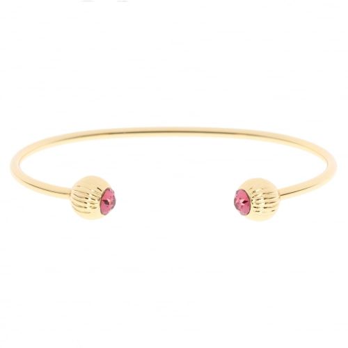 Womens Gold & Indian Pink Adellia Cuff Bracelet 66740 by Ted Baker from Hurleys