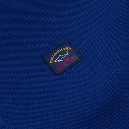 Paul & Shark Mens Bright Blue Shark Fit S/s Polo Shirt 13700 by Paul And Shark from Hurleys