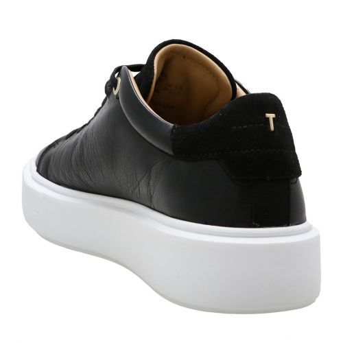Womens Black Yinka Leather Platform Trainers 96943 by Ted Baker from Hurleys