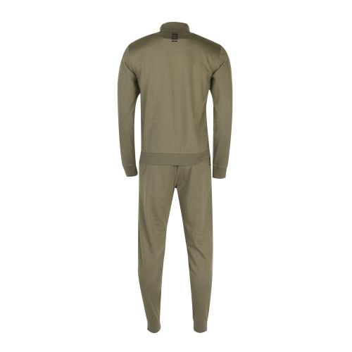 Mens Khaki Train Core ID Cotton Tracksuit 30615 by EA7 from Hurleys