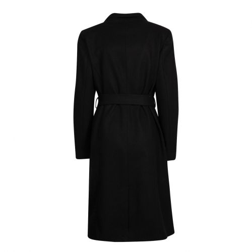 Womens Black Rose Midi Wool Wrap Coat 78070 by Ted Baker from Hurleys