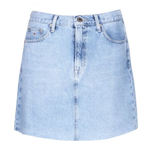 Womens Light Blue Mom Fit Denim Skirt 104286 by Tommy Jeans from Hurleys