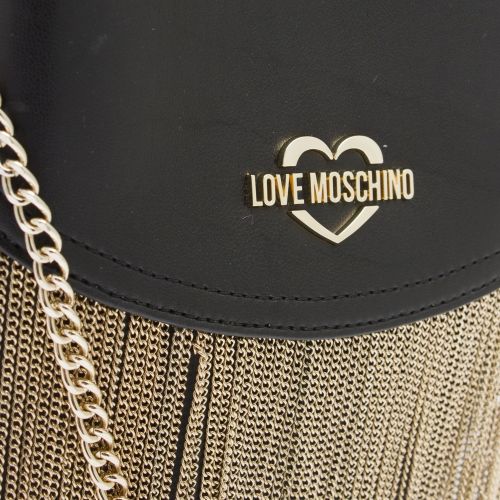 Womens Black Chain Detail Bucket Bag 47942 by Love Moschino from Hurleys